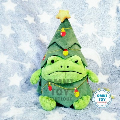 AUTHENTIC Jellycat CHRISTMAS TREE RICKY RAIN FROG New Plush Collectible Toy Gift