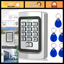 Universal Wired Access Control Keypad - PIN Code ID Card Entry System, Metal D