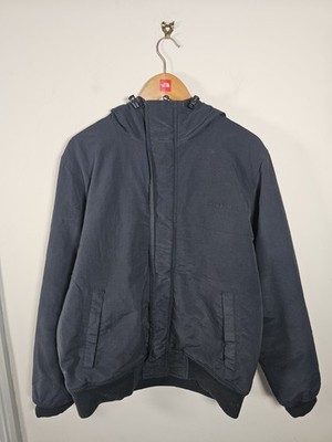 Carhartt Kodiak Blouson Hooded Jacket Navy Blue Men's Large Bomber Coat