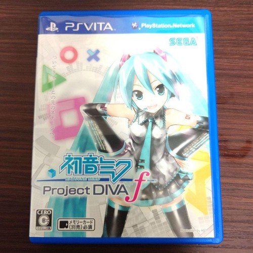 Hatsune Miku Project Diva F & F2nd & X With Manual Case PS Vita SEGA Japanese