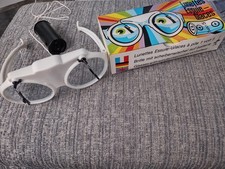 AS IS 1970's Windshield Wiper Novelty Glasses w/ Wired Battery Control Box VTG