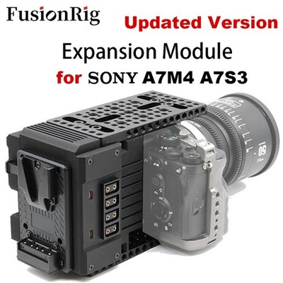 FusionRig New Camera Cage Expansion Module for Sony A7M4 A7S3 A7IV A7SIII Camera