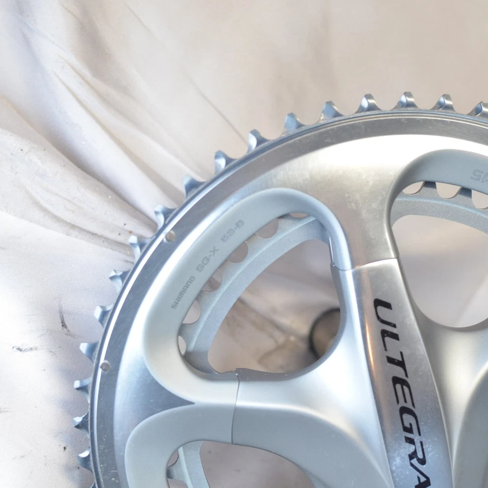 NUEVO Juego de bielas Shimano Ultegra 6700 10 velocidades FC-6700 FC-6700 53-39 170 mm Foto 4 de 4