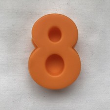 Sesame Street Cookie Monster  Case On The Go Numbers  - 8 Replacement Part