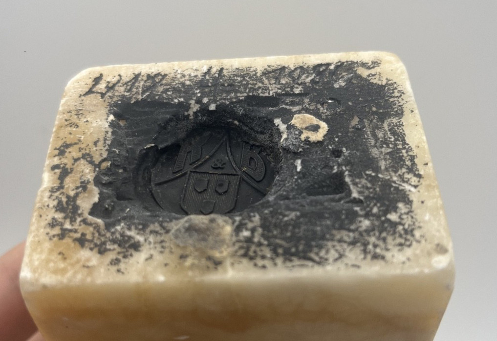 Vintage Marble Bust of Young Woman Sculpture -Stamped Base- Classical Art Statue