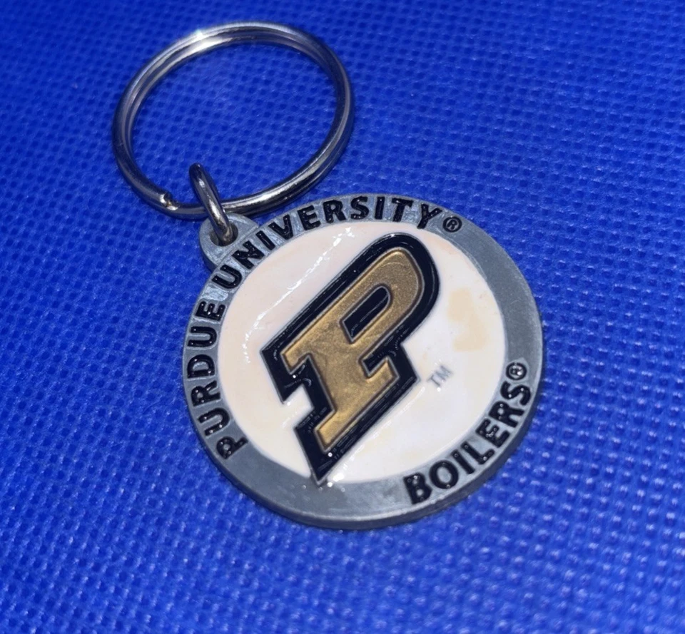 Purdue Boilermakers Metal Charm Keychain Charm NCAA College Souvenir 2006 - Image 2 of 4