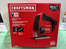 Craftsman V20 Cordless Jig Saw, 3 Orbital Settings 2500SPM CMCS600B  (Tool Only)