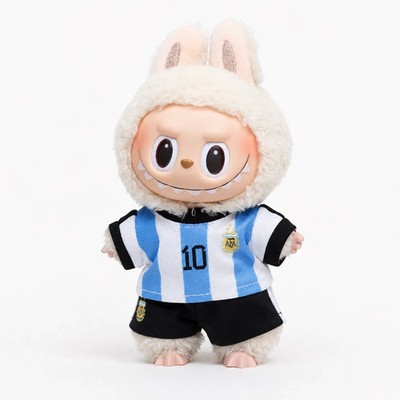 LABUBU Clothes Messi Argentina Plush Doll Handmade Clothes Cute Set (NOT A DOLL)