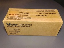 Victor Holdfast Tin Cat Glue Traps -72 Count new unopened box