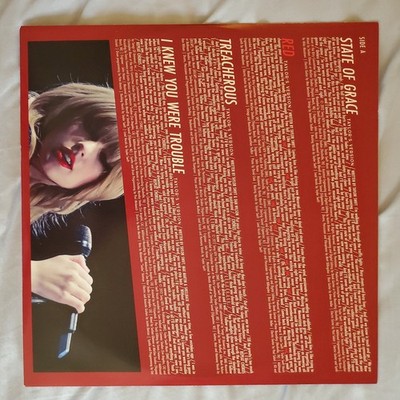 Taylor Swift - Red, Taylor's Version Limited Edition Red Vinyl 4LP
