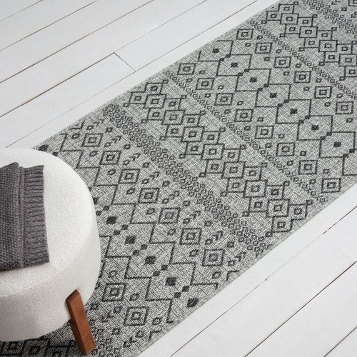 Alfresco 423 Lava Grey Runner Rug - Refined Hallway Rug - Picture 10 of 10