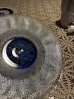 MCM Hadeland Glassverk Norway Cobalt Blue Textured Large Platter 12 1/2” — photo 6