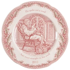 Noble Excellence Twas the Night Before Christmas 2011 Collector Plate 9082643