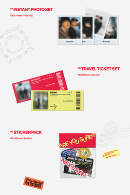 BTS Jimin x Jung Kook Are You Sure?! + Season2 PHOTOBOOK 1&2 SET