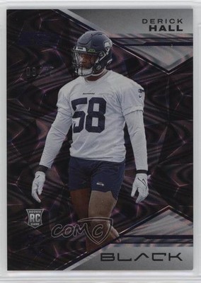 2023 Panini Black Rookies Royal 8/75 Derick Hall #105 Rookie RC fm0