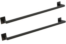 2 Packs 24 Inch Bathroom Towel Bar, Matte Black 24 inch 2 Packs ,