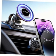 Fits MagSafe Car Mount Strong Magnetic Phone Holder for iPhone 15, Dashboard