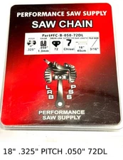 18" PRO CHAIN, 72DL .325" PITCH .050" GAUGE FIT HUSQVARNA 450 445 440 555 353