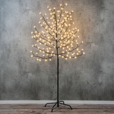 Kirschblütenbaum Sakura Baum Lichterbaum Kirschbaum 180 LED Licht Blüten 150 cm