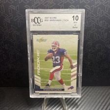 2007 Score - Marshawn Lynch Rookie #381  BCCG Gem Mint 10 (RC)