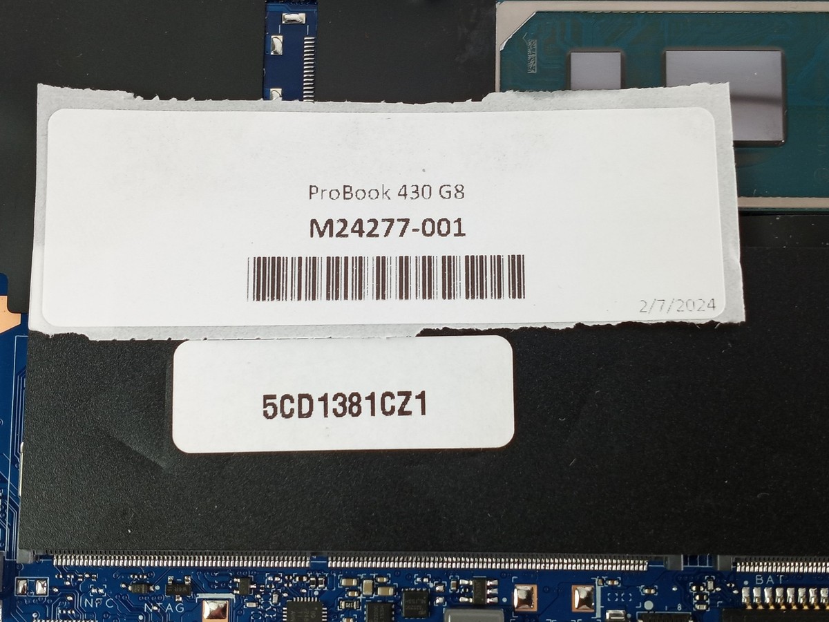 HP ProBook 430 G8 Core i5-1135G7 2.40 GHz DDR4 Motherboard HP ProBook 430 G8 Core i5-1135G7 2.40 GHz DDR4 Motherboard