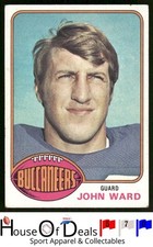 1976 Topps #268 John Ward Tampa Bay Buccaneers Vintage Football Card