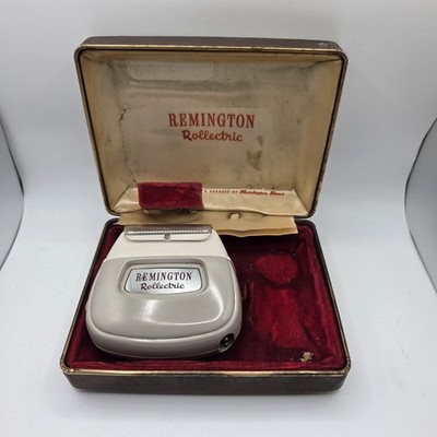 Remington Rollectric Antique 1950's Electric Shaver Original Box - Untested