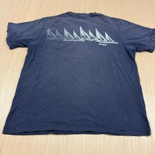 Vintage 90s Nautica y2k Sun Faded Sailing T S...