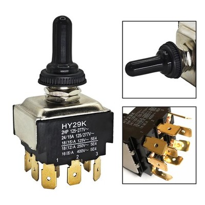 Für Kfz Anwendungen TPDT Schalter 9 Pin Schalter Automatische Reset Funktion