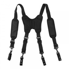 Tactical Duty Belt Harness Suspenders Padded Tool Belt Suspender Heavy Duty Work