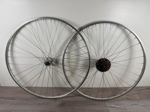 Paire De Roues Vélo Route Araya 700C - Moyeux Scellés Sansin - 36 Rayons - 100/130mm QR - Occasion