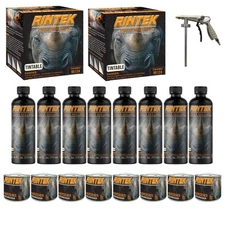 Rintek Tintable 2 Gal Bed Liner Kit 8 Liners 8 Hardeners + Spray Gun