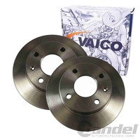 2X Vaico Bremsscheiben 239,5Mm BelÜFtet Vorne Passend FüR Ford Escort Fiesta ORI