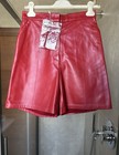 MAX MARA Shorts Bermuda 100% Lammleder Nappaleder Größe S-M