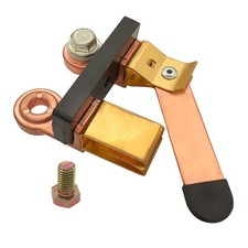 Battery Disconnect Switch Knife Blade Side Post 12V 24V 200A Heavy Duty Brass Ca