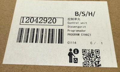 12042920 Bosch Control Board Programmed Refrigerator OEM New