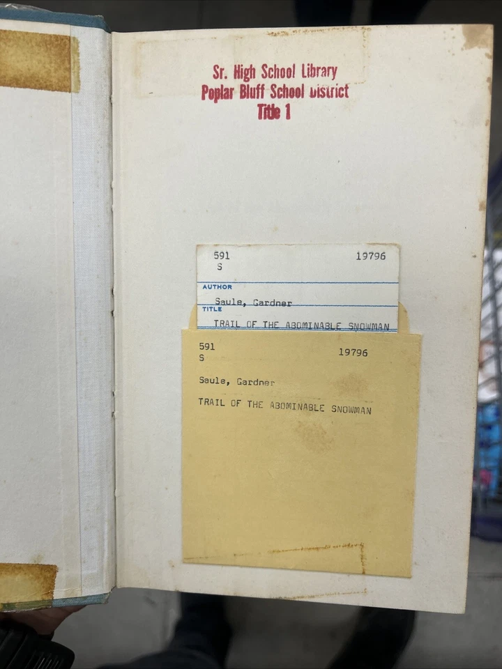 The Trail of the Abominable Snowman by Gardner Soule Hardcover 1966 Acceptable - Image 3 of 4