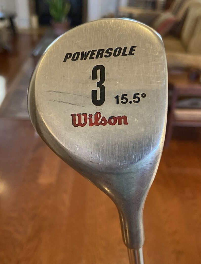Wilson Powersole 3-Wood ⛳RH 15.5 Degree Loft Steel Shaft Standard