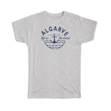 Gift T-Shirt : Algarve Life on the Strand Beach Travel Souvenir Portugal
