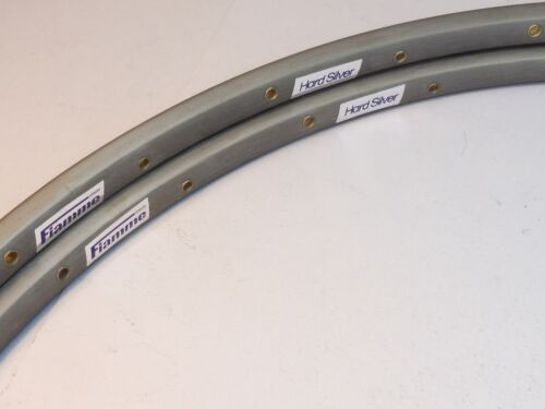 2 - Fiamme  Hard Silver  24 h  tubular  rims   /   NOS L'eroica - Picture 1 of 7