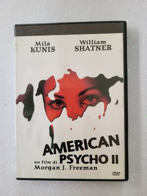DVD American Psycho II Morgan Freeman Mila Kunis William Shatner D2 Ogge