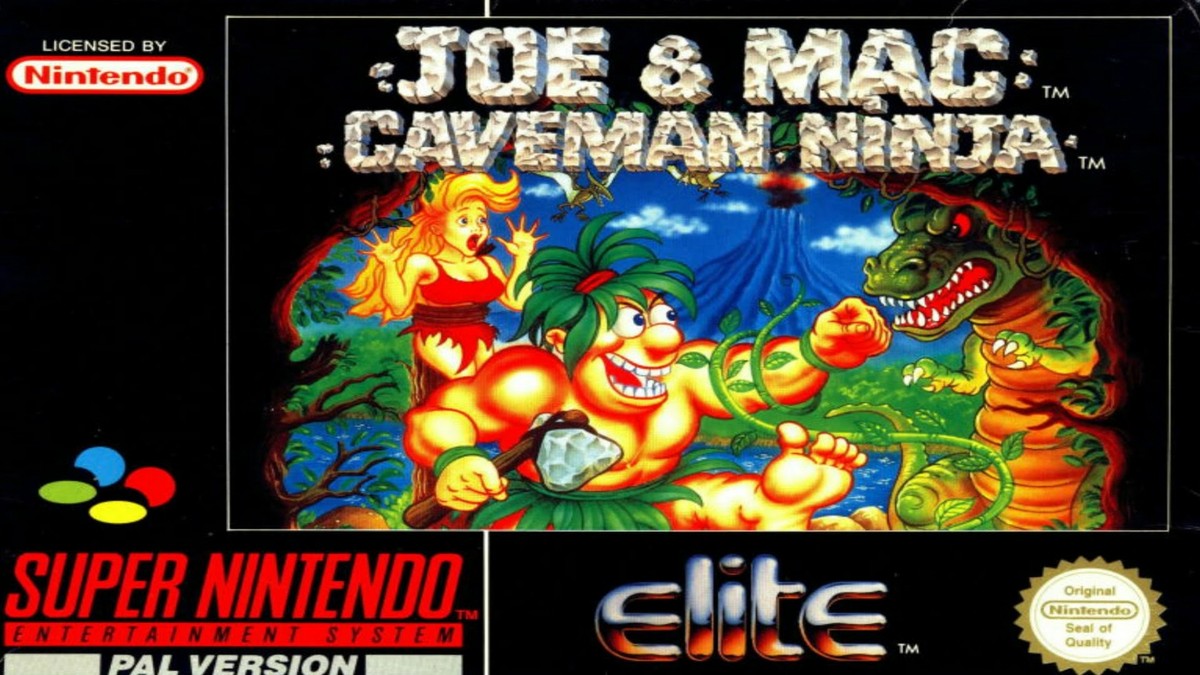 Platform Best Super Nintendo Game Joe Mac Caveman Ninja SNES Super