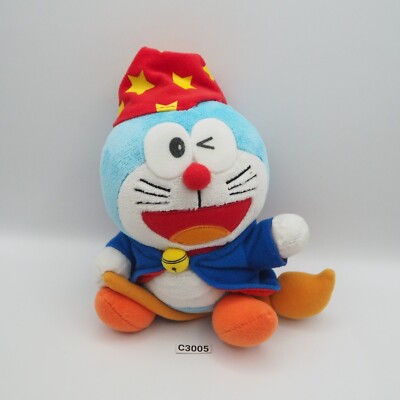 Doraemon C3005 Movie Magical world broom Epoch Plush 7'' Toy Doll Japan