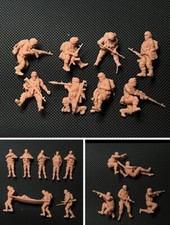 1/72 WW II Soviet "Troops Rescue and attack stance" 22 man 3D printed soldier
