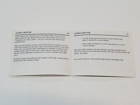 Sesame Street 123 Authentic Original NES Nintendo Manual Only *