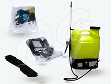 POMPA A ZAINO MANUALE E A BATTERIA 12 V 16 LITRI IRRORATORE SPRUZZATORE