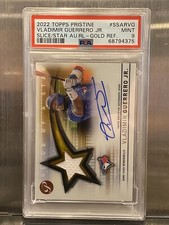 PSA 9 2022 TOPPS Pristine Auto Relic #SSARVG VLADIMIR GUERRERO JR 40/50 Blue Jay
