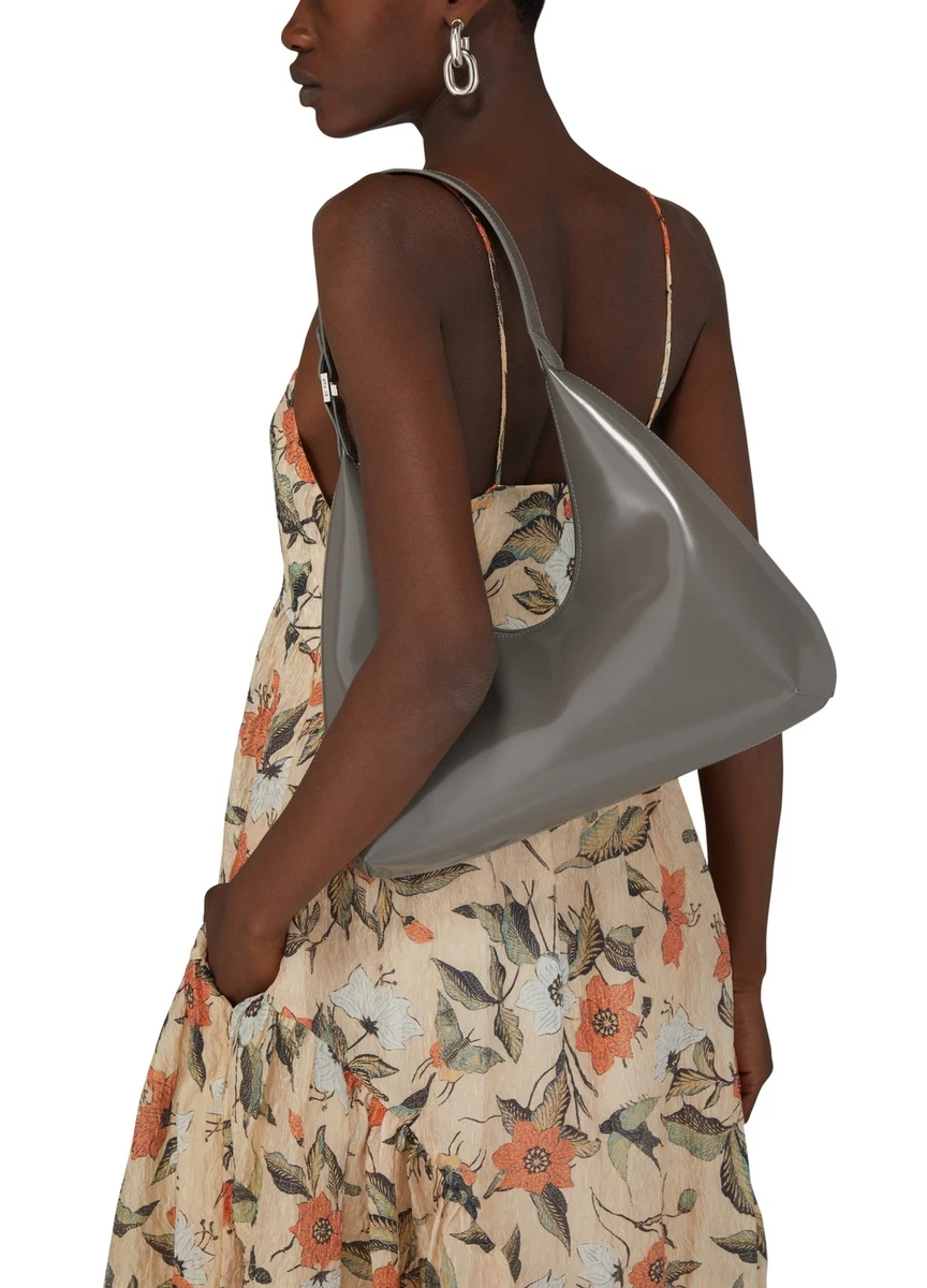 Amber Bag in Grey Leather