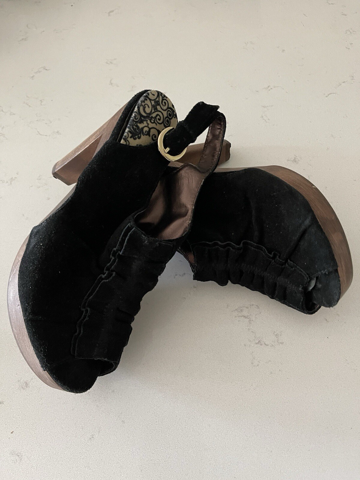 APL Sandalo nero in pelle Prego taglia 6