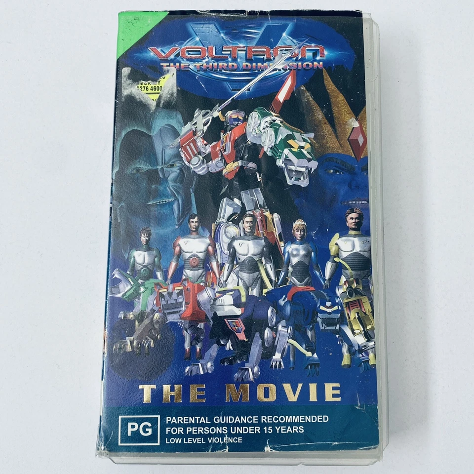 Voltron: The Third Dimension (VHS, 1998) Sci-fi Action Animated Kids Video Tape - Image 2 of 4